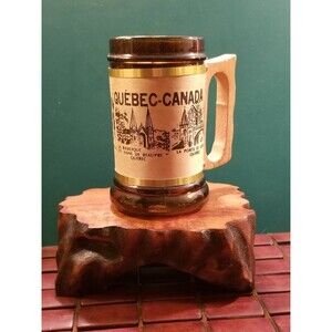 Vintage 1970s NANCO Quebec Canada Souvenir Mug